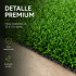 Césped Sintético 50 M2 Pasto Artificial Rollo Decoración Color Verde