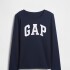 V-FRCH LS LOGO TEE TAPESTRY NAVY
