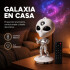 Lámpara Proyector Estrellas Alien Bluetooth Remoto 360 Blanco