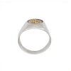 Anillo Profesión Escribano-Plata y Oro-Sin Piedra-AP5006 sinpiedra