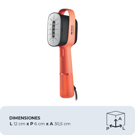 PLANCHA A VAPOR ARIETE 1200W NARANJA CORAL MOD.4301