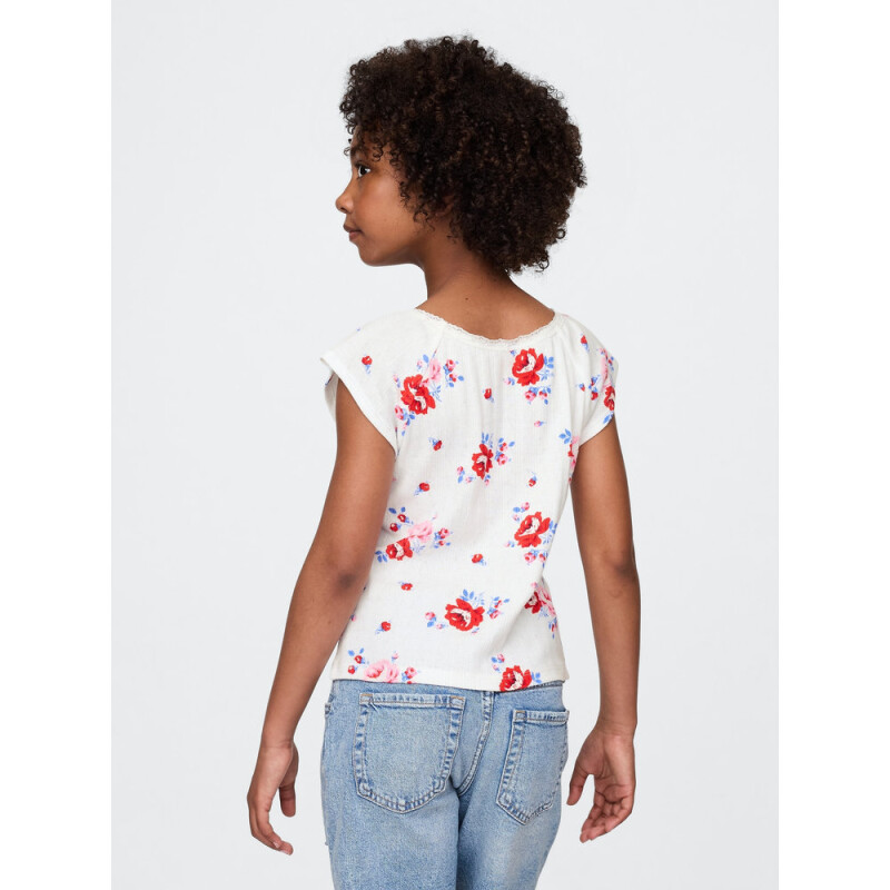 SS POINTELLE LACE TEE_SU25 WHITE FLORAL PRINT