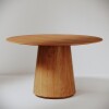 Mesa de Comedor Redonda 1.35 - Zara Marrón