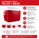 Conservadora térmica 75 lts ROJO
