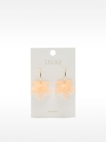 Aros Abiertos Con Maxi Flor rosa