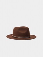 Sombrero De Lana Con Cintas canela