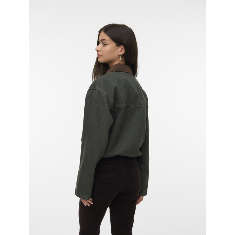 VMSAYLOR LS DENIM JACKET Grape Leaf