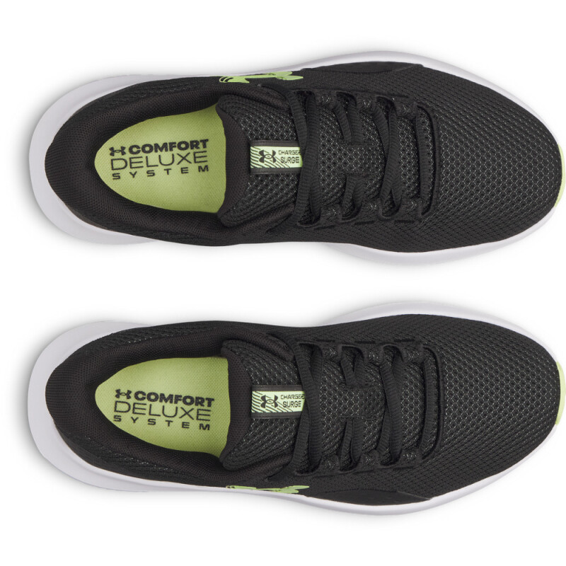 UA W Charged Surge 4-WHT BLK-003