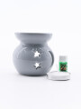 HORNO AROMATERAPIA 7*7*12CM (12) GRIS