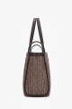 Bolso rafia chocolate