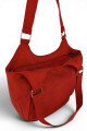 Bolso de Hombro en Tafeta Amasada Naranja
