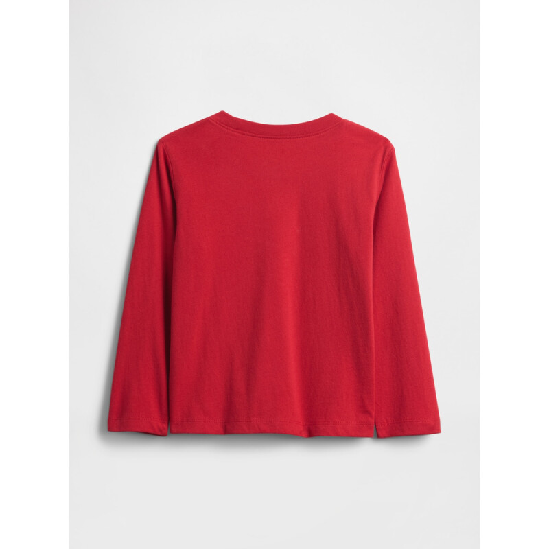 V-FRCH LS LOGO TEE MODERN RED 2