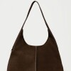 Bolso Tanner en cuero gamuza Chocolate