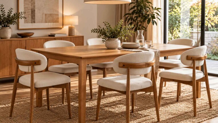 Cómo elegir sillas de comedor: medidas y comodidad