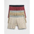 V-3PK BOXER BRIEFS KHAKI