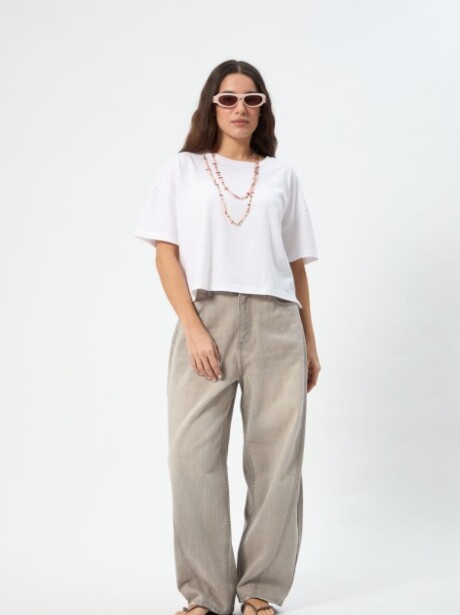 PANTALÓN DENIM BRUMA JEANS GRIS