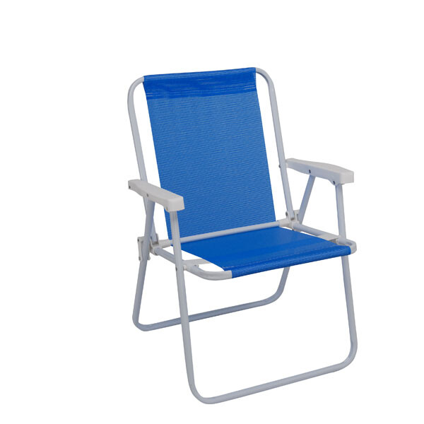 SILLA ALTA ACERO SANNET AZUL AZUL