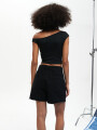 SHORT POLLERA BALMORAL NEGRO