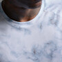Polo Running Aero Mesh Tee Hombre Blue Marble/black Reflective