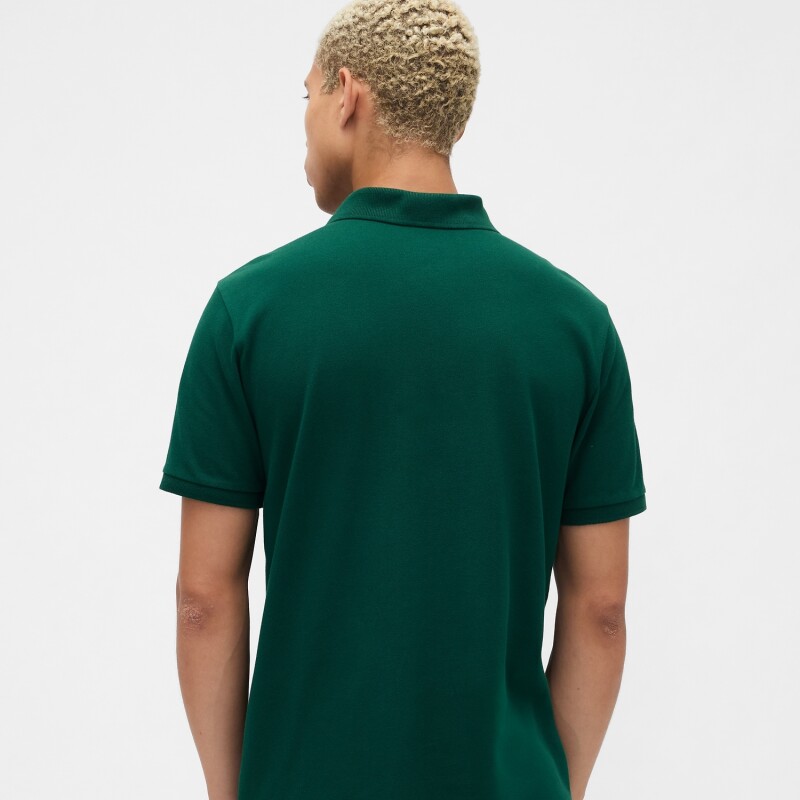 V-FRCH SS BRANNAN POLO EVERGREEN GLAMOUR