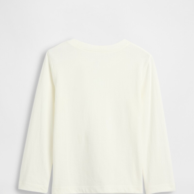 V-AUG BF LS TOP NEW OFF WHITE
