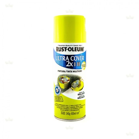 AEROSOL ULTRA COVER 2X VERDE LIMA BRILLANTE- 340 GR. N/A