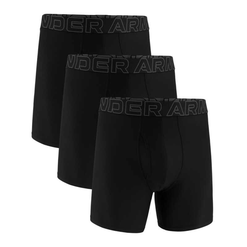 UA PERFORMANCE TECH - SOLID 6 IN 3PK - BLU BLK-001