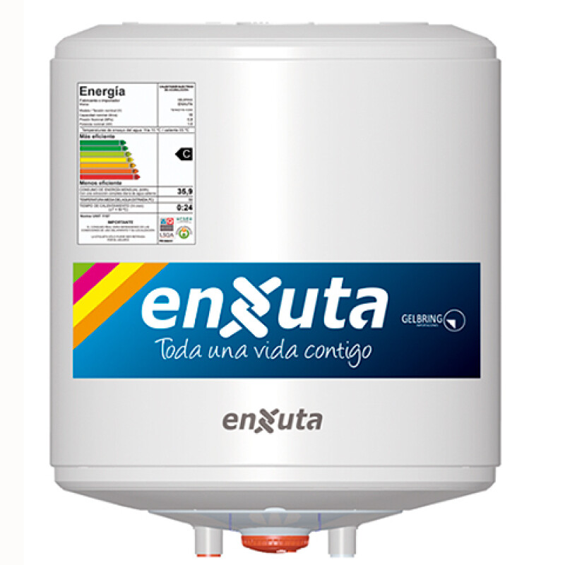TERMOTANQUE ENXUTA 15 L TENX2115-1 ACERO N/A