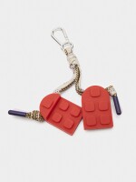Mochila De Nylon Con Colgante De Corazón crudo