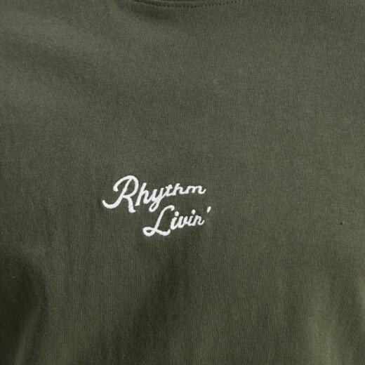 Remera Rhythm Heavy Vintage Embroidered - Verde Remera Rhythm Heavy Vintage Embroidered - Verde