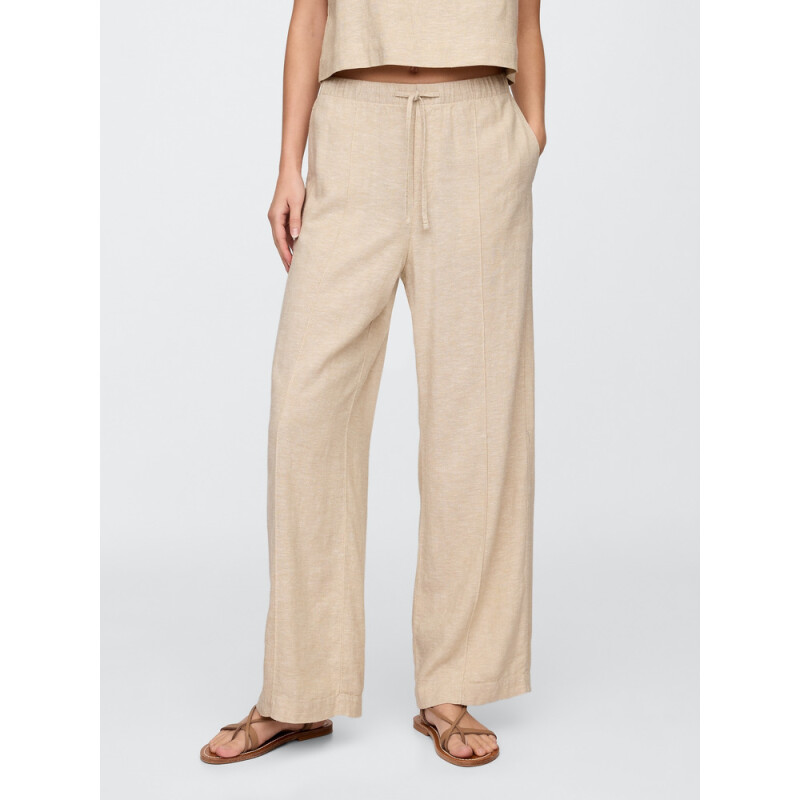 V-LINEN PULL ON WL FLAX LINEN