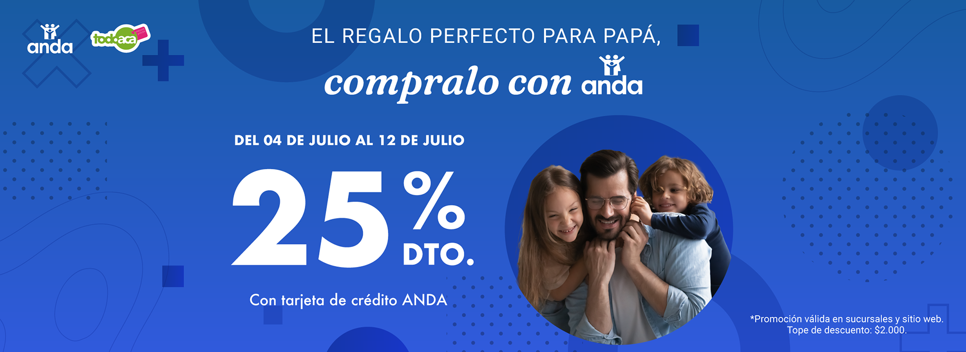 Regalo perfecto para papá con ANDA