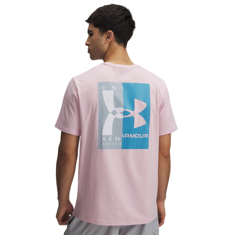 UA M 60/40S EVOL LOGO SS-PNK PNK-647