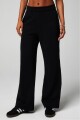 Year Round Terry Wide Leg Sweatpant Black