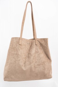 Travel Bag Gamuza Vegana Mocha