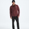 Buzo Polar Textured cierre de 1/4 hombre Sumac Heather