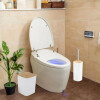 Set De 6 Piezas Para Baño En Bambú Blanco