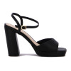 Championes Ramarim Mujer Taco 10cm Negro
