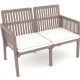 Lizbon Lounge Set: Muebles de Resina UV Resistentes para Ambientes Exteriores 2+1+1 + Mesa Capuccino Lizbon Lounge Set: Muebles de Resina UV Resistentes para Ambientes Exteriores 2+1+1 + Mesa Capuccino