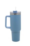 Vaso térmico doble capa acero 1200ML Celeste