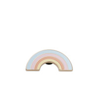 Jibbitz™ Charm Gold Pastel Rainbow Multicolor