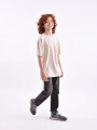 REMERA NACHO TEEN BEIGE CLARO
