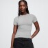 SS CLOSEKNIT CREW - 23 1/2 BC15 LT GREY HEATHER