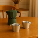 Pack Cafetera Italiana Java 3TZ + 2 Taza Luminarc Pack Cafetera Italiana Java 3TZ + 2 Taza Luminarc