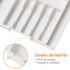 Organizador de Cubiertos Extensible Cajon Utensilios Cubertero IMBACK Blanco Organizador de Cubiertos Extensible Cajon Utensilios Cubertero IMBACK Blanco
