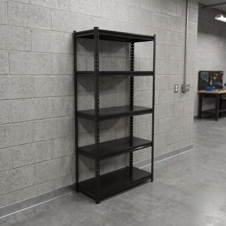 ESTANTERIA PARA CARGAS LIVIANAS 300x800x2000mm Estantería Metálica Para Cargas Livianas 30x80x200 cm Negra
