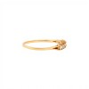 Anillo-Oro bajo-Piedra zirconia-AN8004 conpiedra