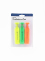 RESALTADORES FLUO 3 PCS MULTICOLOR