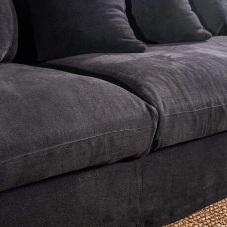 Sillón Ossira 3 Cuerpos Negro U
