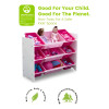Organizado Infantil Disney C/9 compartimentos Blanco-Rosa Organizado Infantil Disney C/9 compartimentos Blanco-Rosa